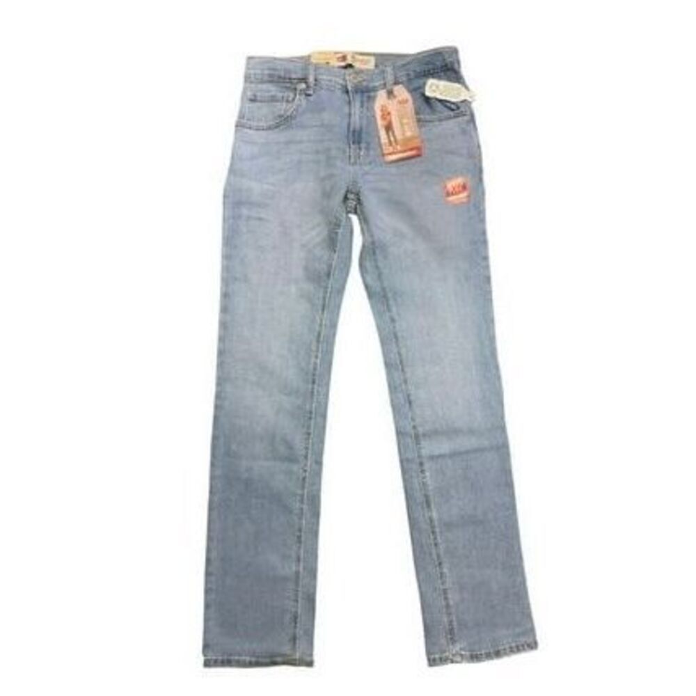 Levi Strauss Boy Adjustable 511 Slim Fit Stretch Denim Jean Sz 14 27” x 29” New
